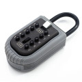 Button Digit Mounted Storage Safe Key Box with Shackle